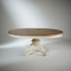 White and oak dining table AMBOISE by Robin Interiors