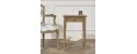 ELIZA wood bedside table oak with drawer by Robin Interiors