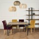 Square dining table for 8 ZAZIE by Robin Interiors