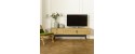 The LALALA TV Stand 2 door, 1 drawer, cane by Robin Interiors