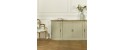 The JOSEPHINE Sideboard - grey / ivory / black, large, shabby chic by Robin Interiors