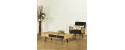 ALDWIN modern oak coffee table with storage by Robin Interiors