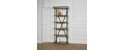 FLAUBERT wood/metal standing shelves, shelving for hallways, industrial shelves by Robin Interiors