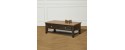 ARCHER 4 drawer rectangular coffee table wooden by Robin Interiors