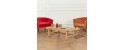 GEORGETOWN contemporary rectangle coffee table oak by Robin Interiors
