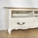 The SERRENA off white, 1 drawer, 2 compartment TV stand by Robin Interiors