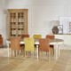 White and oak dining table AUDE by Robin Interiors