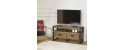 JACK small - 2 drawer industrial tv stand black metal and wood by Robin Interiors
