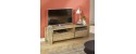 ENZO large - 2 drawer extra wide tv unit modern wood by Robin Interiors