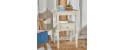 IVANKA painted white and wood bedside table 1 drawer by Robin Interiors