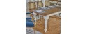 ALEXIS White Leg Oak Dining Table For 8 By Robin Interiors