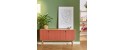 KYOTO Curved sideboard pink or grey by Robin Interiors