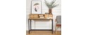 LALALA modern 120 cm wide desk with storage with metal legs by Robin Interiors