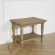 EDINBURGH - Shabby chic oak side table