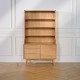 DALHIA - Scandi wooden bookcase, 4 shelves