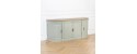 JOSEPHINE Rounded ivory / black / grey green sideboard large by Robin Interiors