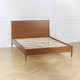 DALHIA - Scandinavian wooden king size bed