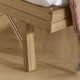GABRIEL - Contemporary bed in solid oak (EU SIZE 160x200)