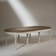 Extendable white dining table AUDE by Robin Interiors